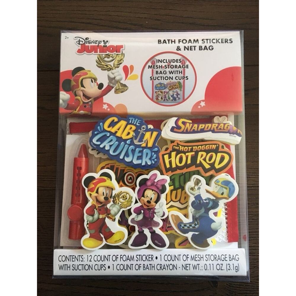 Disney Junior Bath & Foam‎ Stickers & Bag